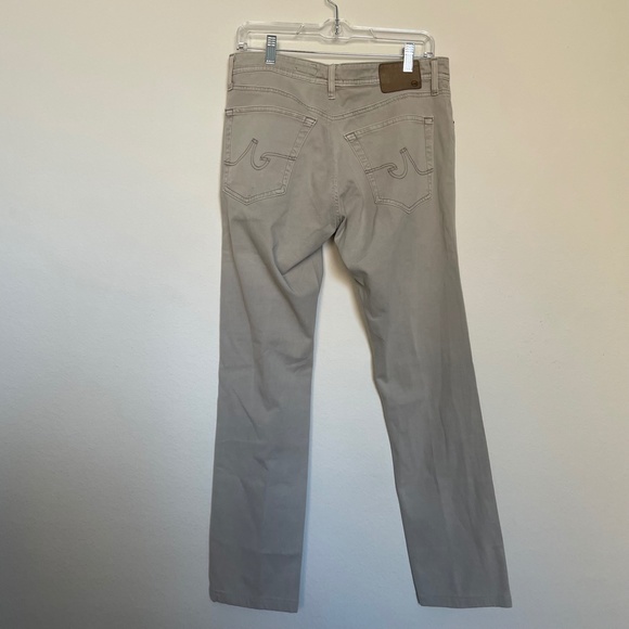 AG Adriano Goldschmied Men's Graduate Tailored Leg Pants Light Grey Size 33 x 34 - Picture 3 of 5